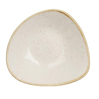 Bols triangulaires Churchill Stonecast Barley White 228mm (Lot de 12)