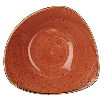 Bols triangulaires Churchill Stonecast Spiced Orange 200mm (Lot de 12)