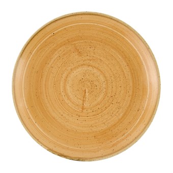 Assiettes avec rebord Churchill Stonecast Tangerine 217mm (Lot de 12)