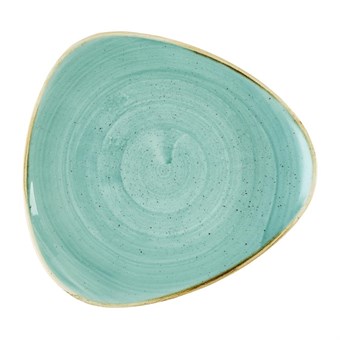 Assiettes triangulaires Churchill Stonecast Mint 229mm (Lot de 12)