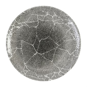 Assiettes rondes Churchill Studio Prints Kintsugi Quartz Black 260mm (Lot de 12)