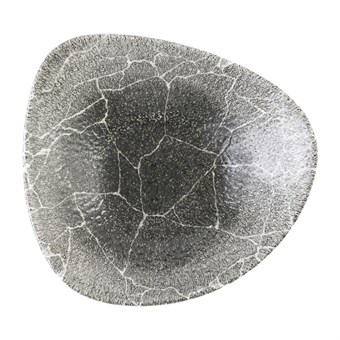 Bols triangulaires Churchill Studio Prints Kintsugi Quartz Black 235mm (Lot de 12)
