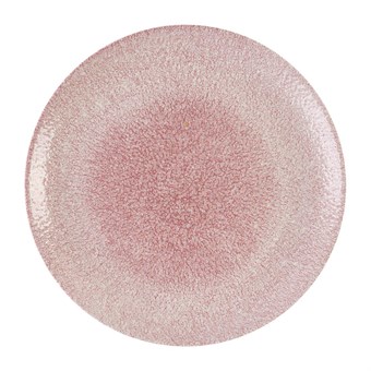 Assiettes rondes Churchill Studio Prints Raku Rose Quartz Pink 288mm (Lot de 12)