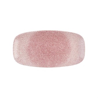 Assiettes oblongues Churchill Studio Prints Raku Rose Quartz Pink No. 4 (355 x 189mm) (Lot de 12)