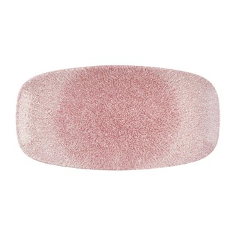 Assiettes oblongues Churchill Studio Prints Raku Rose Quartz Pink No. 3 (153 x 298mm) (Lot de 6)