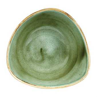 Bols triangulaires Churchill Stonecast Samphire Green 185mm (Lot de 12)