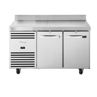 Table réfrigéree positive 2 portes GN 1/1 avec dosseret True TCR1/2