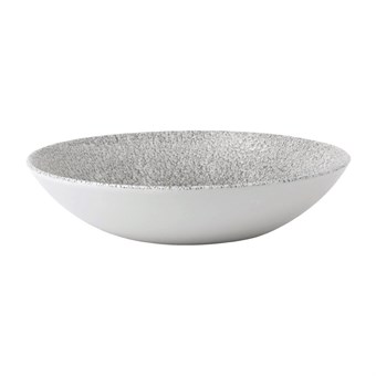 Assiettes coupes rondes Churchill Raku Evolve Jasper Grey 182mm (Lot de 12)