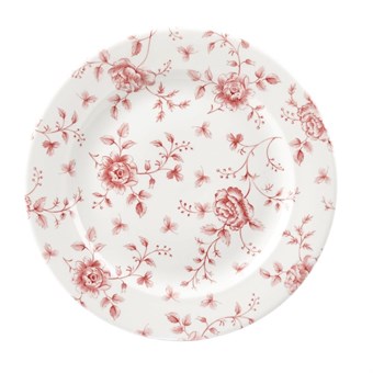 Assiettes Churchill  Rose Chintz Cranberry 276mm (Lot de 6)