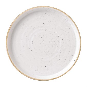 Assiettes avec rebord Churchill Stonecast Barley White 157mm (Lot de 6)