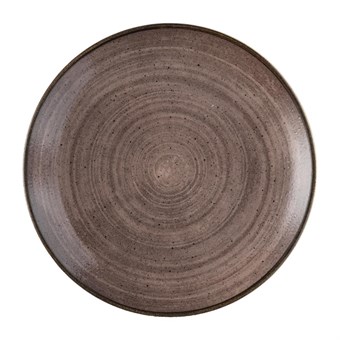 Assiettes avec rebord Churchill Stonecast Raw Evolve Brown 260mm (Lot de 12)