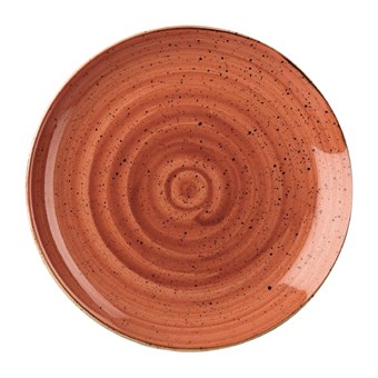 Assiettes rondes Churchill Stonecast Spiced Orange Evolve 288mm (Lot de 12)