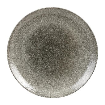 Assiettes rondes Churchill Studio Prints Raku Quartz Black 288mm (Lot de 12)