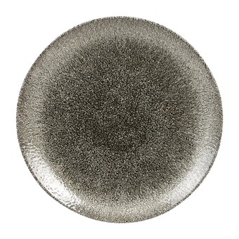 Assiettes rondes Churchill Studio Prints Raku Quartz Black 217mm (Lot de 12)