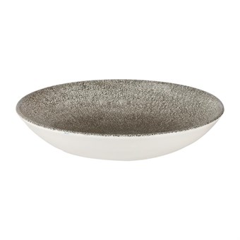 Assiettes coupe ronde Churchill Studio Prints Raku Quartz Black 248mm (Lot de 12)
