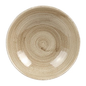 Assiettes rondes Churchill Stonecast Patina Antique Taupe 182mm (Lot de 7)