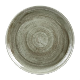 Assiettes rondes Churchill Stonecast Patina Antique Green 324mm (Lot de 6)