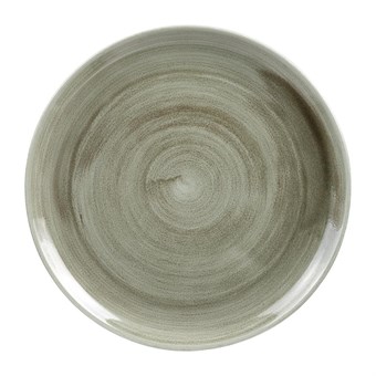Assiettes rondes Churchill Stonecast Patina Antique Green 288mm (Lot de 12)