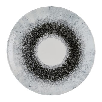 Assiettes rondes Churchill Studio Prints Fusion Black Evolve 260mm (Lot de 12)