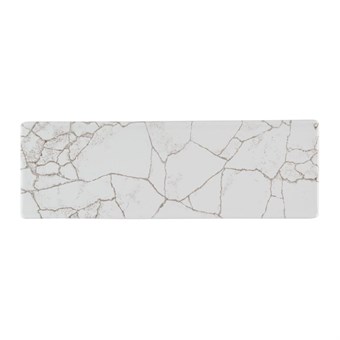 Assiettes oblongues Churchill Studio Prints Kintsugi Agate Grey 330x110mm (Lot de 6)