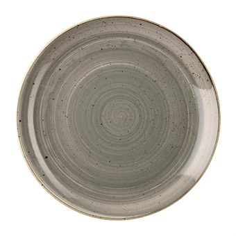Assiettes rondes Churchill Stonecast Grey 254mm (Lot de 12)