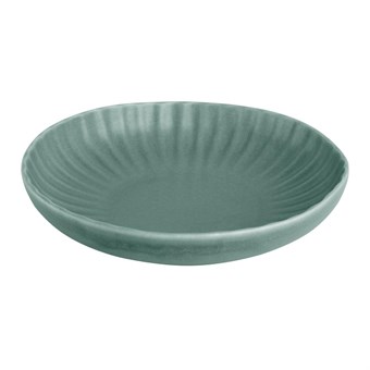 Assiettes calottes Olympia Corallite vertes 220mm (lot de 6)