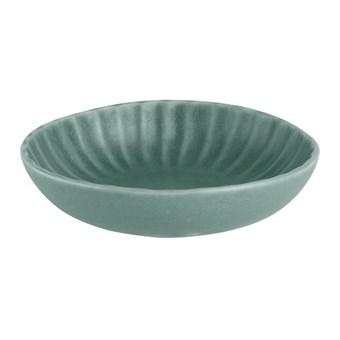 Assiettes calottes Olympia Corallite vertes 160x40mm (lot de 6)