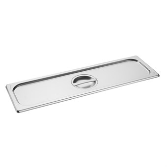 Couvercle inox Vogue GN 2/4 