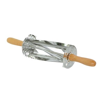 Rouleau à croissants en inox poignée bois Gobel Louis Tellier 510x95x95mm