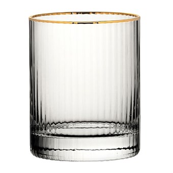 Verres à whisky bord doré Hayworth Utopia 325 ml (lot de 6)