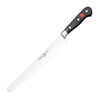 Couteau à trancher Wusthof Classic lame alveolée 384mm