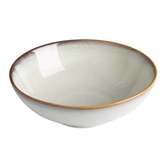 Bols évasés Olympia Drift gris uni 205 mm (lot de 4)