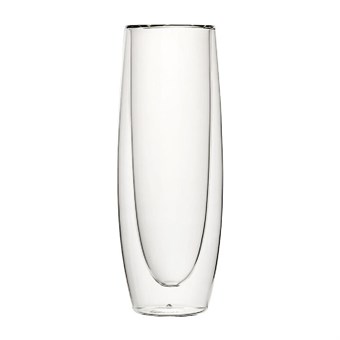 Verres à champagne sans pied double paroi Utopia 16cl (lot de 6)