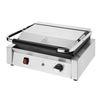 Grand gril de contact simple Bistro Buffalo lisse/lisse