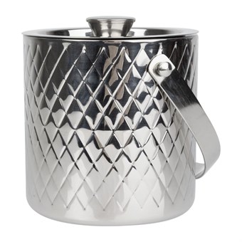 Seau à glace en inox double paroi Olympia Geo 2L
