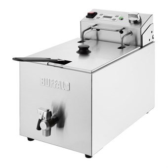 Friteuse électrique simple avec minuterie Buffalo 8L