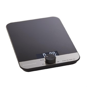 Balance de cuisine digitale en verre KitchenAid noire 5kg