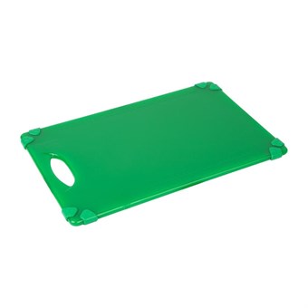 Planche à découper antidérapante professionnelle Hygiplas verte 458x306mm