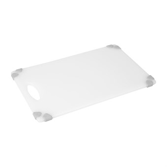 Planche à découper antidérapante professionnelle Hygiplas blanche 458x306mm