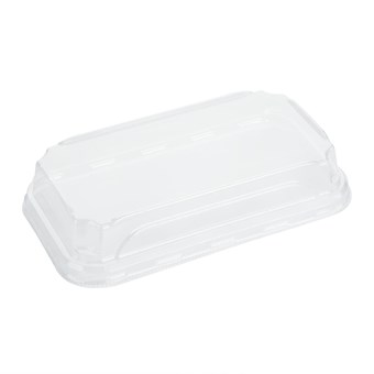 Couvercles en PET pour barquettes à sushi Fiesta Recyclable 