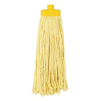 Tête serpillière à franges Kentucky Jantex jaune 450g