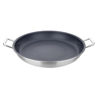 Poêle à paëlla en aluminium antiadhésive Vogue Teflon Platinum Plus 45cm