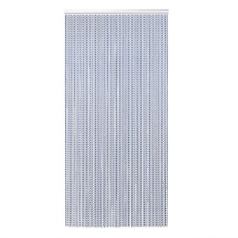 Moustiquaire de porte à chaînes EazyZap bleue