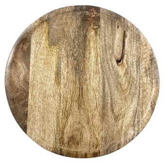 Présentoir à gâteau tournant en bois de manguier Olympia 330x40mm