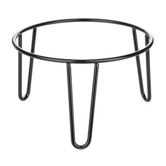 Rehausseur rond en métal antidérapant Olympia noir 210x125mm