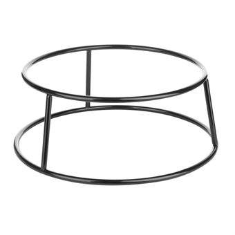 Rehausseur rond en métal antidérapant Olympia noir 230x260x100mm