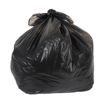 Grands sacs poubelle noirs utilisation courante Jantex 80L (lot de 10)