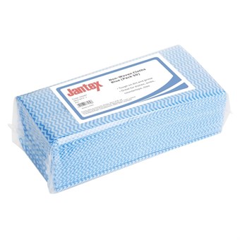 Chiffons non tissés Jantex bleus (lot de 50)