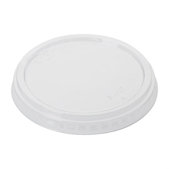 Couvercles plats en rPET Fiesta Recyclable pour pots Deli 225/340/455ml (lot de 300)