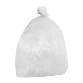 Sacs poubelle légers Jantex transparents 80L (lot de 200)